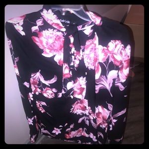 Fabrik tie Blouse